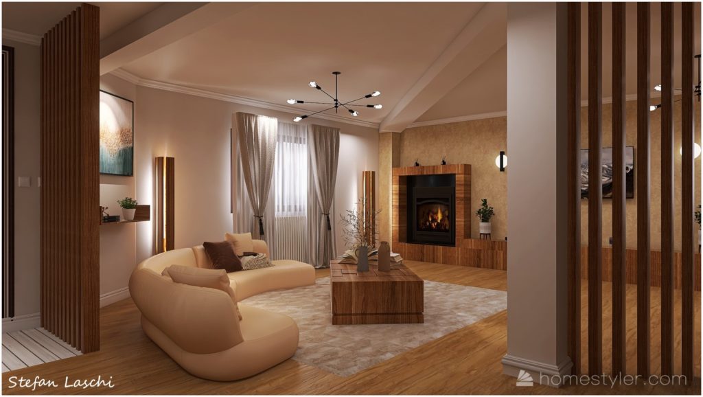 amenajare interioara sufragerie rustica elenis design