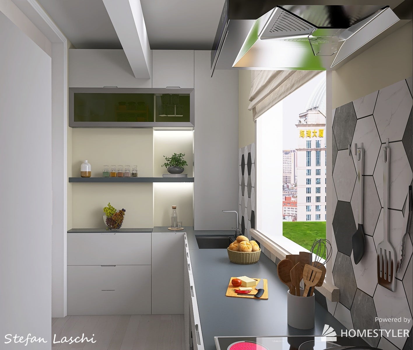 Priect 3D bucătărie - Elenis Design